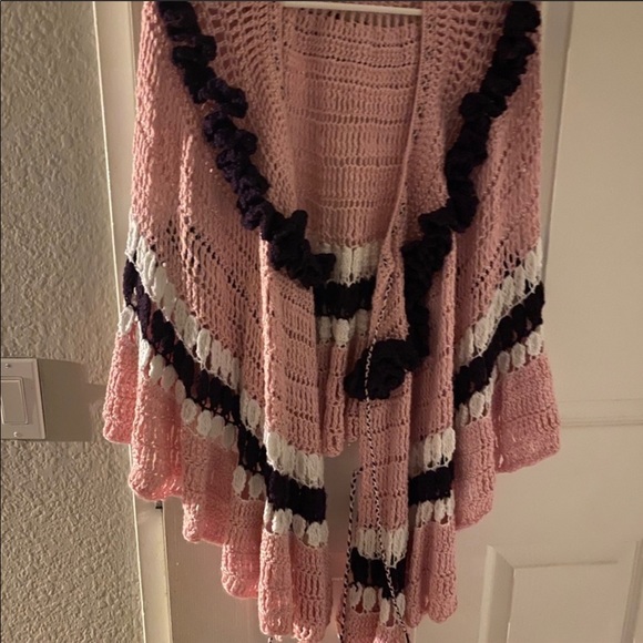 Cute handmade pink purple cape unworn - Picture 2 of 4